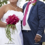 Bruidsboeket in composite model gemaakt van lelies Bruidsboeket in composite model gemaakt van lelies