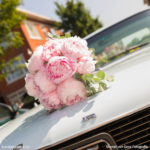 Bruidsboeket pioenrozen roze DenHaag Bruidsboeket met roze pioenrozen DenHaag
