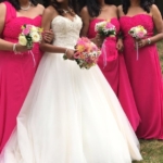 Bruidsmeisjes boeket volwassen dames