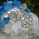 zijden bruidsboeket blauw wit orchidee phalaenopsis zijden bruidsboeket blauw wit orchidee phalaenopsis