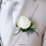 bruidegom corsage witte roos magneten bruidegomcorsage witte roos magneten