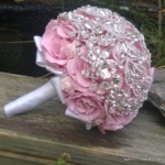 bruidsboeket broches Roze strass bruidsboeket broches Roze strass