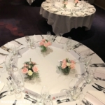 tafelvaasjes dinertafels trouwlocatie Hilton Den Haag Trouwen Hilton Den Haag