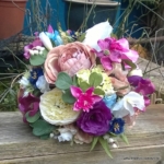 veldboeket zijden roze creme blauw paars wit groen veldboeket zijden roze creme blauw paars wit groen